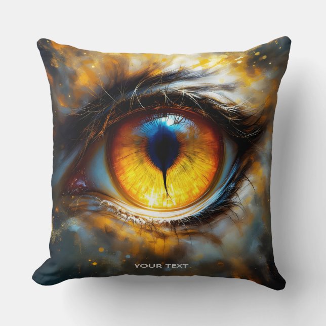 Almofada Fantasy Cute Tiger Orange Eye (Frente)