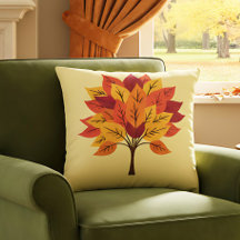 Farmhouse Fall Decor com Design de Árvore de outon