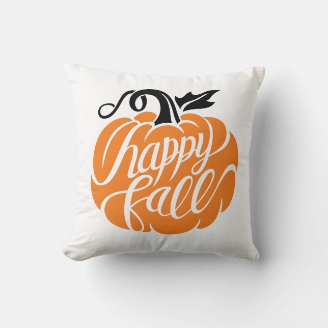 Almofada Farmhouse Pumpkin Patch Travesseiro decorativo (Frente)