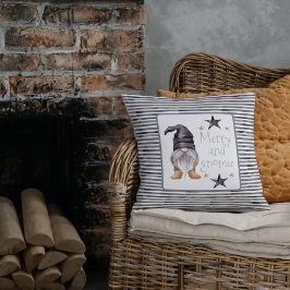 Almofada Farmhouse Winter Gnomo em Buffalo no Natal