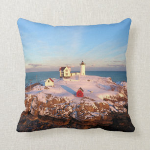 Almofada Farol de Neve Neve Maine, Placa de Ar Claro Nubble
