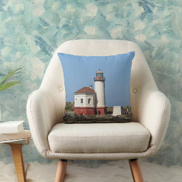 Almofada Farol do Coquille River em Bandon Oregon
