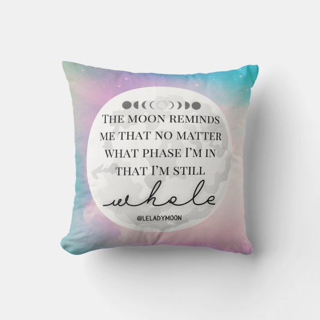 Almofada Fases da Lua (Frente)