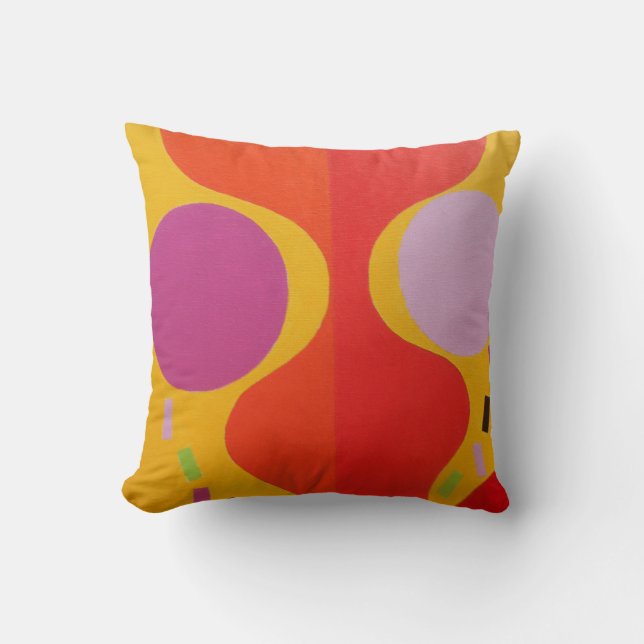 Almofada Fashionista Flair Abstract Throw Pillow (Frente)