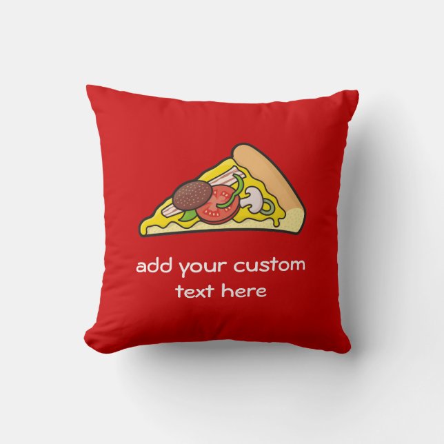 Almofada Fatia de pizza (Frente)
