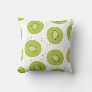 Almofada Fatias de fruta de Kiwi, ilustração perfeita.