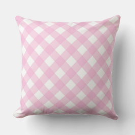 Almofada Faye e Lauren Bright Pink Gingham