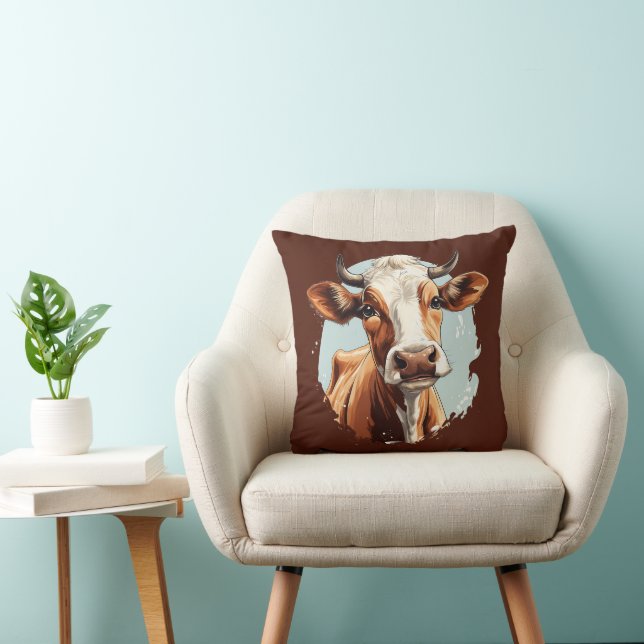 Almofada Fazenda de animais amantes de vacas incríveis (Cadeira)