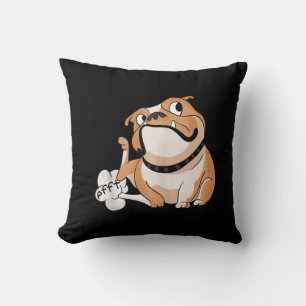 Almofada Fazendo Camisola O Lover O Cachorro Engraçado Mã