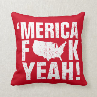 Almofada 'fck do merica yeah! Patriótico