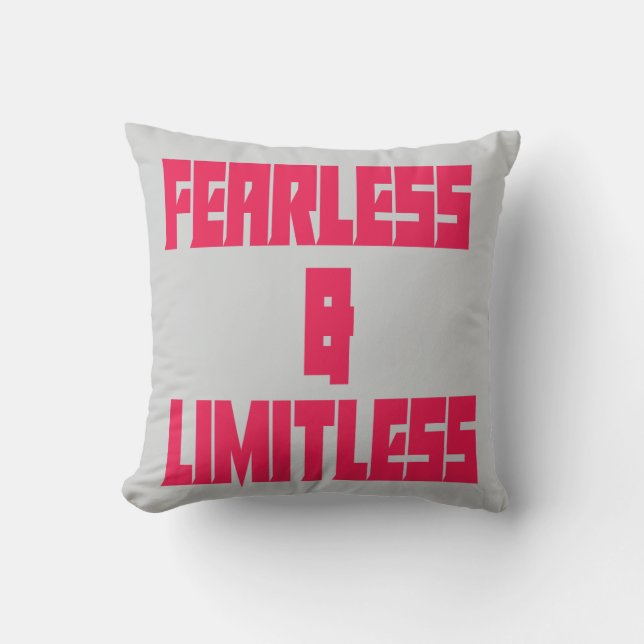 Almofada Fearless & Limitless  (Frente)