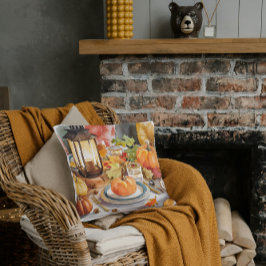 Almofada Feira de Gratidão Quente Lanterna de Ação de Graça