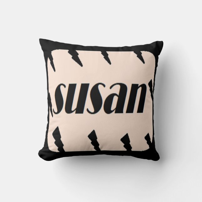 Almofada Feito e projetado para a linda Susan (Frente)