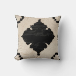 Almofada Felicidade marroquina: Travesseiros do Kilim Preto