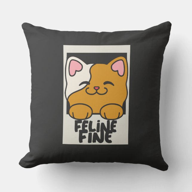 Almofada Feline Fine (Frente)