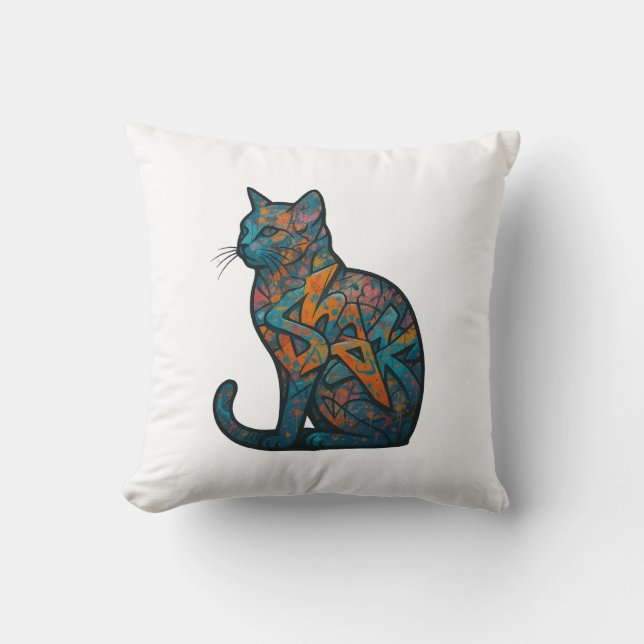 Almofada Feline Inferno (Frente)