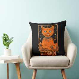 Almofada Feline Tarot Fortune | Design de Gato Cósmico