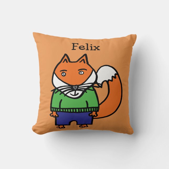 Almofada Felix a Raposa Personalizado (Frente)