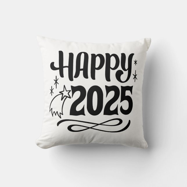 Almofada feliz 2025 (Frente)