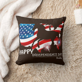 Almofada Feliz 4 de julho Festa do Dia da Independência