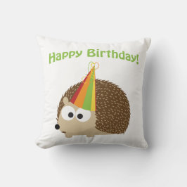 Almofada Feliz aniversário! Hedgehog