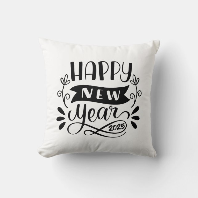 Almofada feliz ano novo 2025 (Frente)