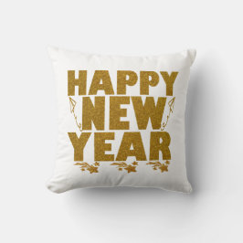 Almofada Feliz Ano Novo 2026 Festa de Ano Novo em Família C