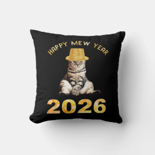 Almofada Feliz Ano Novo Mew 2026