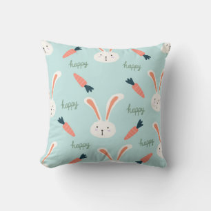 Almofada Feliz Árvore Amigos Bunny Feliz Coelhinho