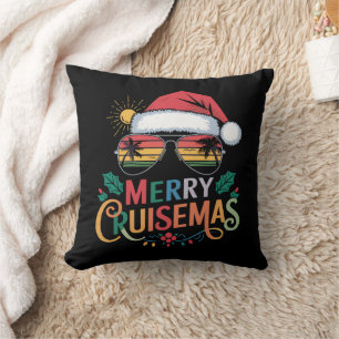 Almofada Feliz Cruisemas 2024 Natal Papai Noel Rena 