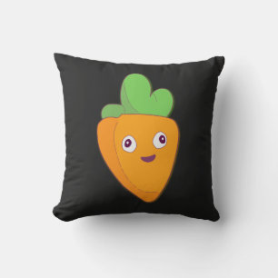 Almofada 🥕 feliz da parte superior da cenoura