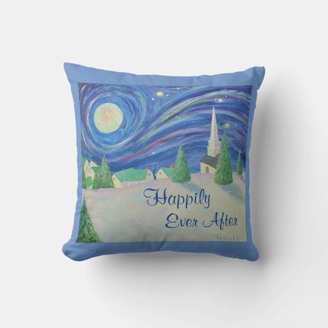 Almofada Feliz de sempre, depois da magia (Frente)