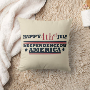 Almofada Feliz dia 4 de julho da independência da América
