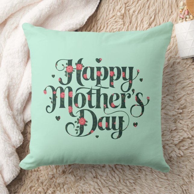 Almofada Feliz dia de as mães (Cobertor)