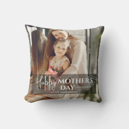 Almofada Feliz dia de as mães de Fotografias Modern Script 