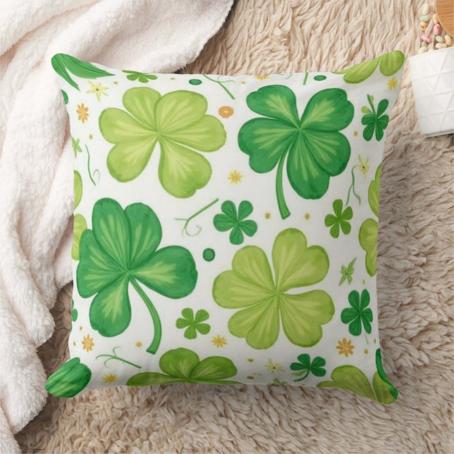 Almofada Feliz Dia de São Patrício (Cobertor)