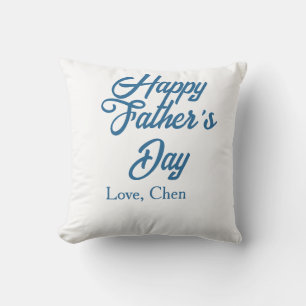 Almofada Feliz dia dos pais nome cinza amor melhor papai de