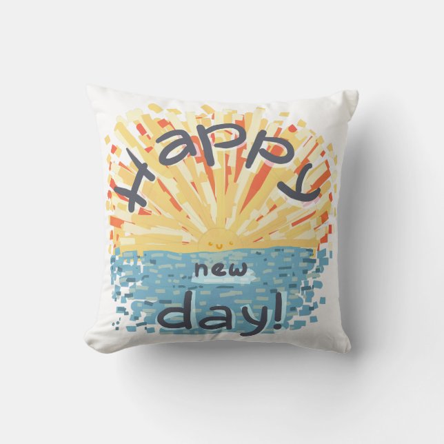 Almofada Feliz Dia Novo! (Frente)