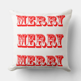 Almofada Feliz, Feliz, Feliz Natal e Boas Festas