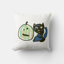 Feliz Gato Preto Jack o Lanterna Verde