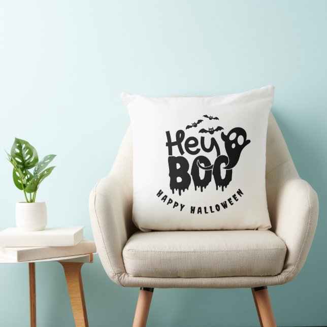 Almofada Feliz Halloween Boo (Cadeira)