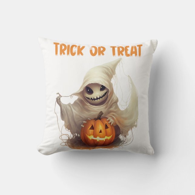 Almofada Feliz Halloween Ghoul (Frente)