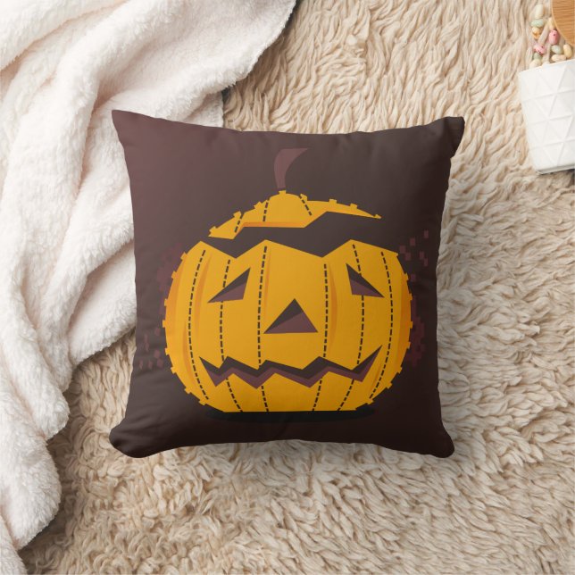 Almofada Feliz Halloween Pumpkin Crow (Cobertor)