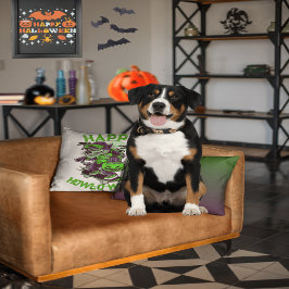 Almofada Feliz Howl-o-entre Wolf Andando em skate