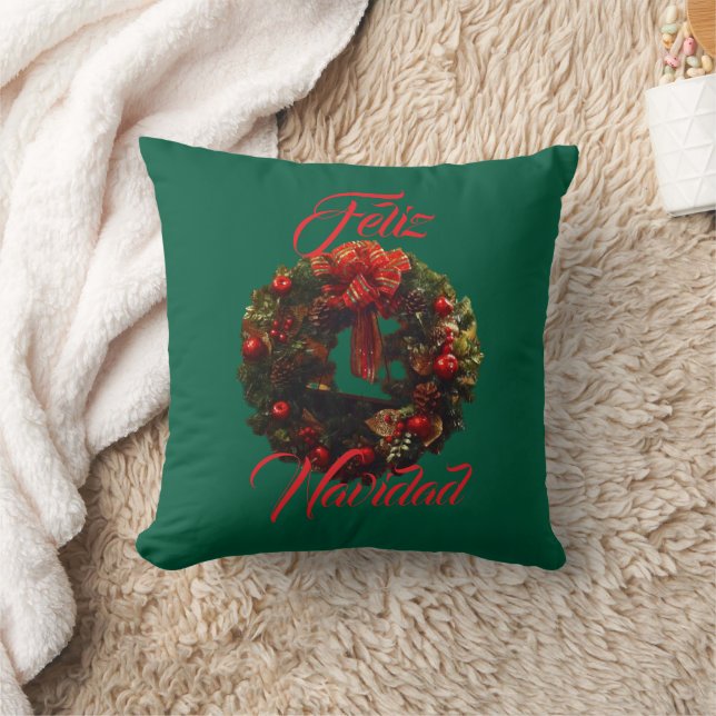 Almofada "Feliz Natal" (Cobertor)