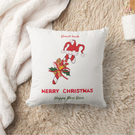 Almofada Feliz Natal e Ano Novo Minimalista