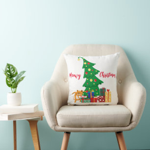 Almofada Feliz Natal, Gato Malvado, Engraçado, Humor