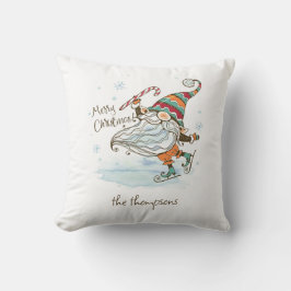 Almofada Feliz Natal Gnomo Nórdico
