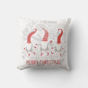 Almofada Feliz Natal Gnomos