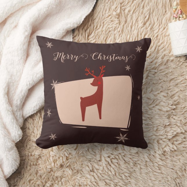 Almofada Feliz Natal, meu veado (Cobertor)